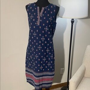 Navy Sleeveless Dress
